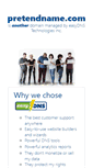 Mobile Screenshot of pretendname.com